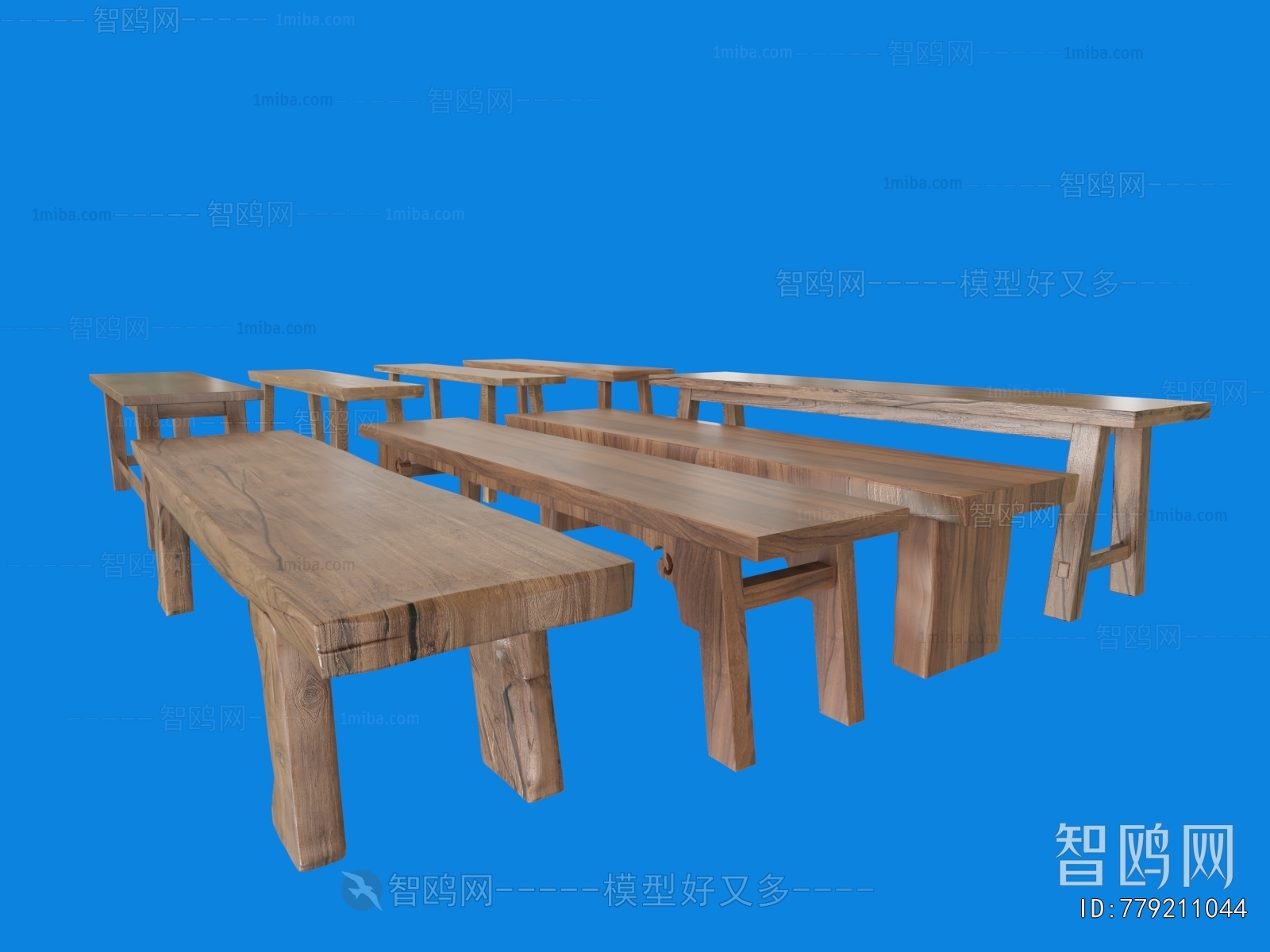 New Chinese Style Bench