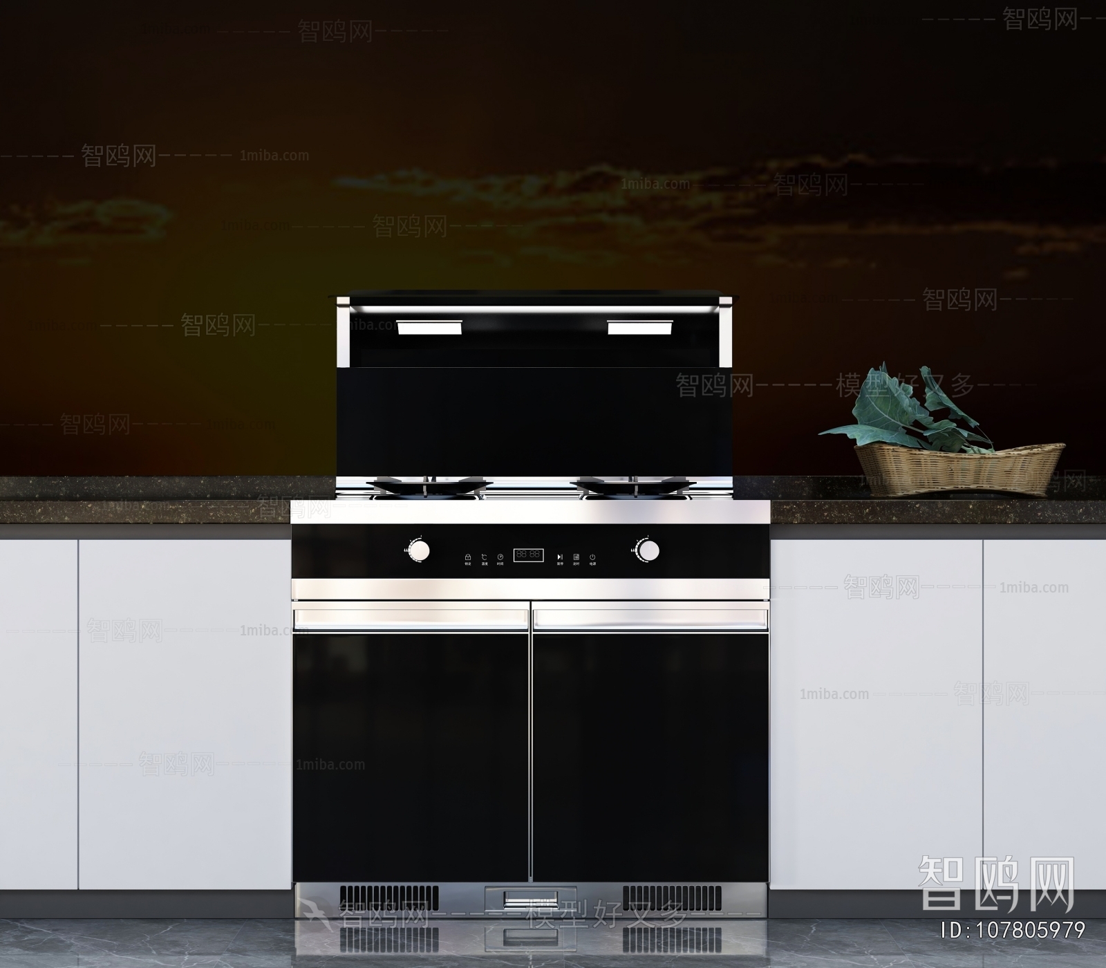 Modern Kitchen Electric Gas Range