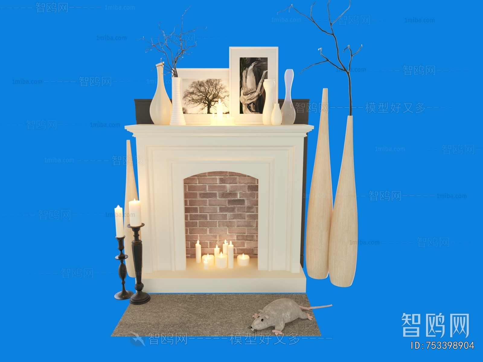 European Style Fireplace