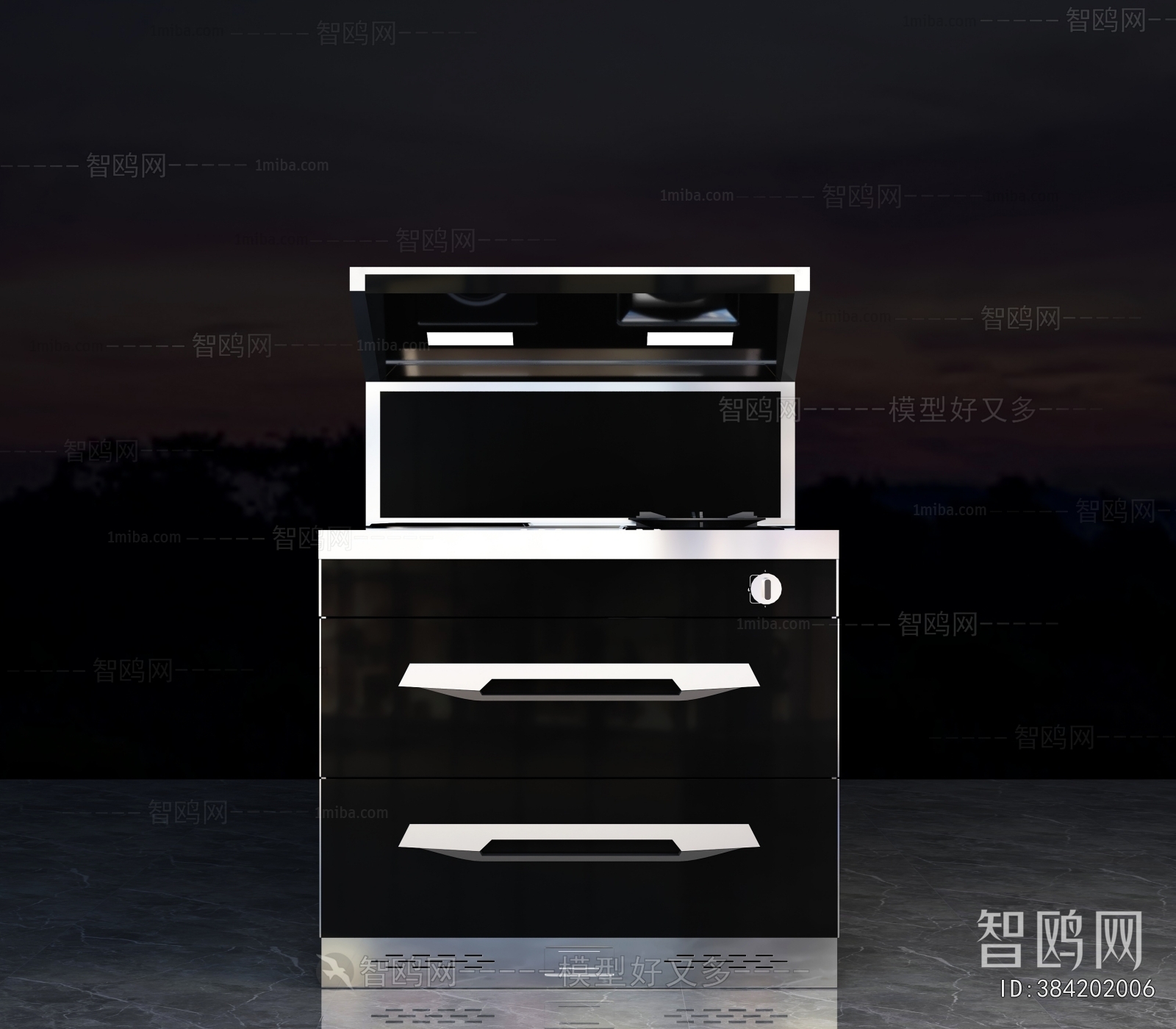 Modern Kitchen Electric Gas Range