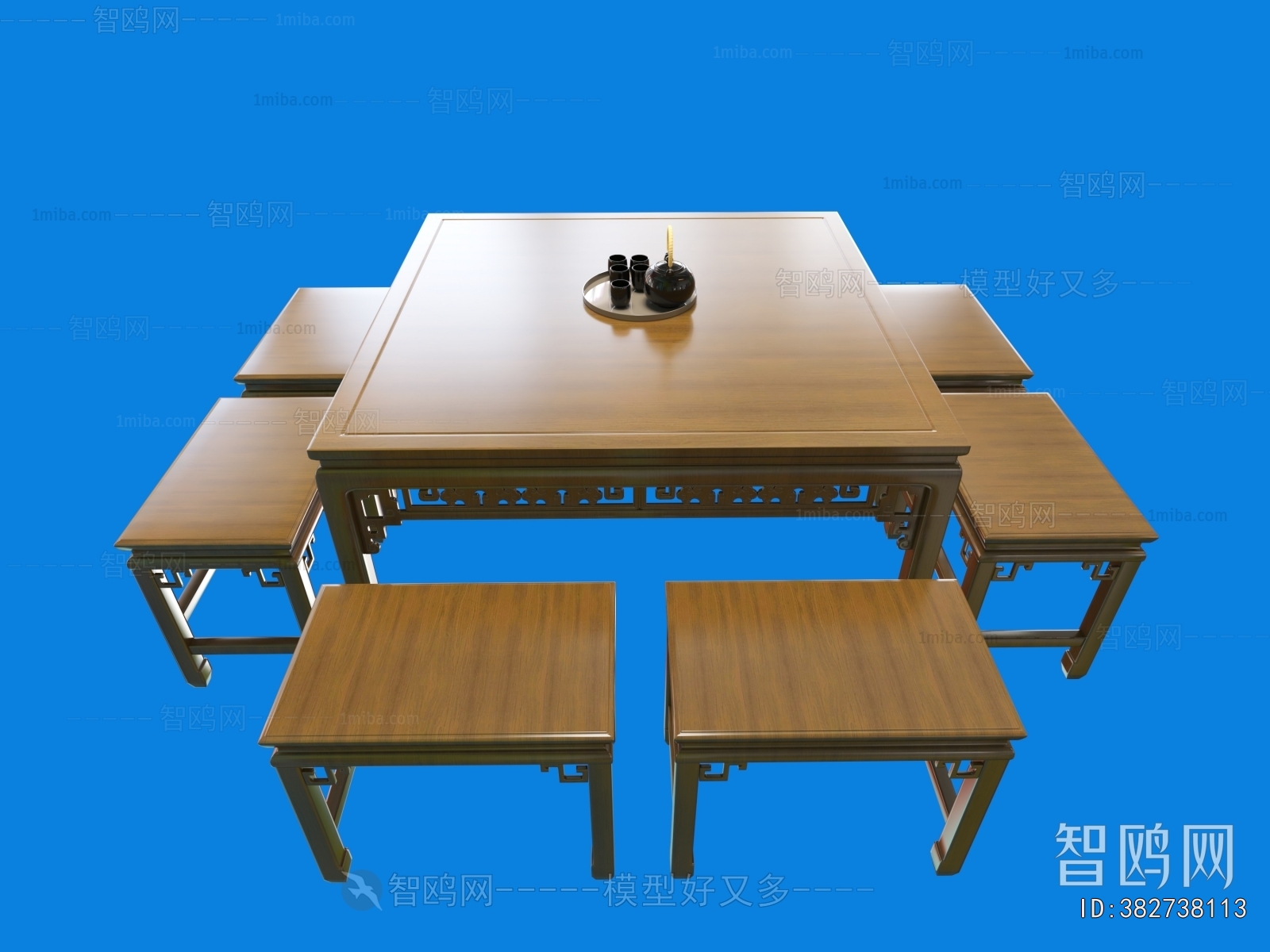 New Chinese Style Dining Table And Chairs
