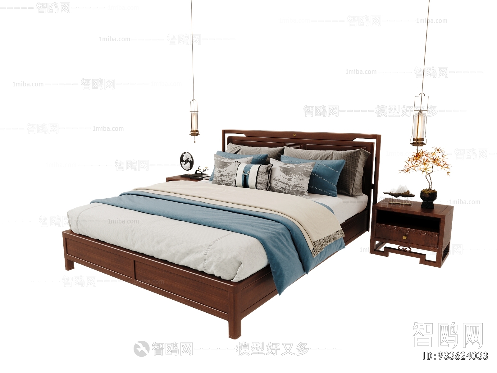 Chinese Style Double Bed