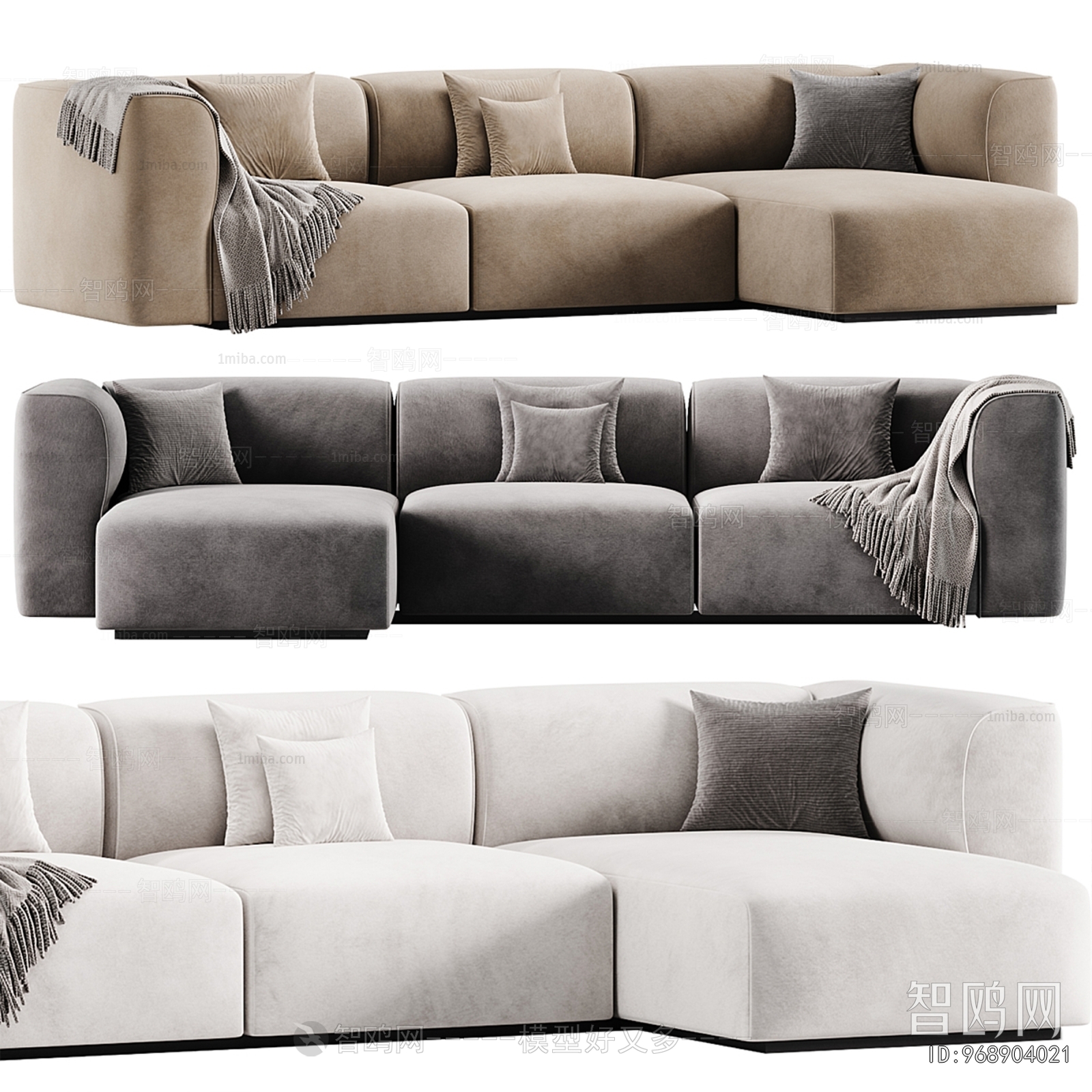 Modern Multi Person Sofa