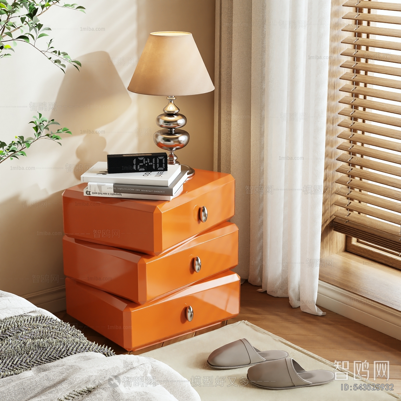 Modern Bedside Cupboard
