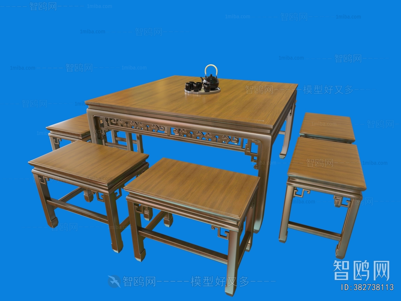 New Chinese Style Dining Table And Chairs