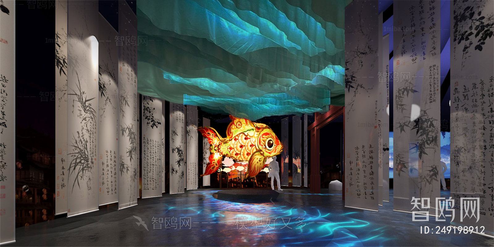 New Chinese Style Exhibition Hall