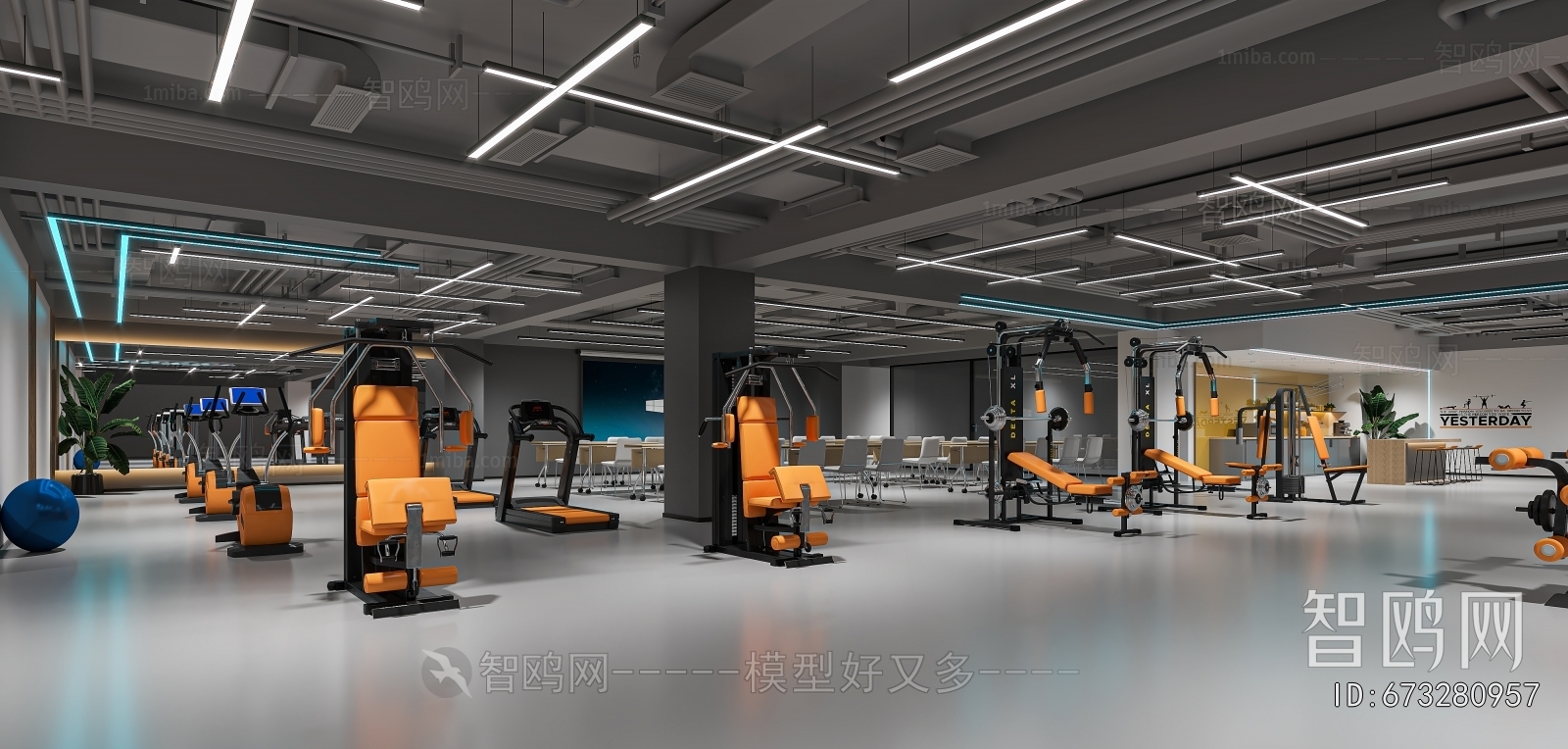 Industrial Style Gym