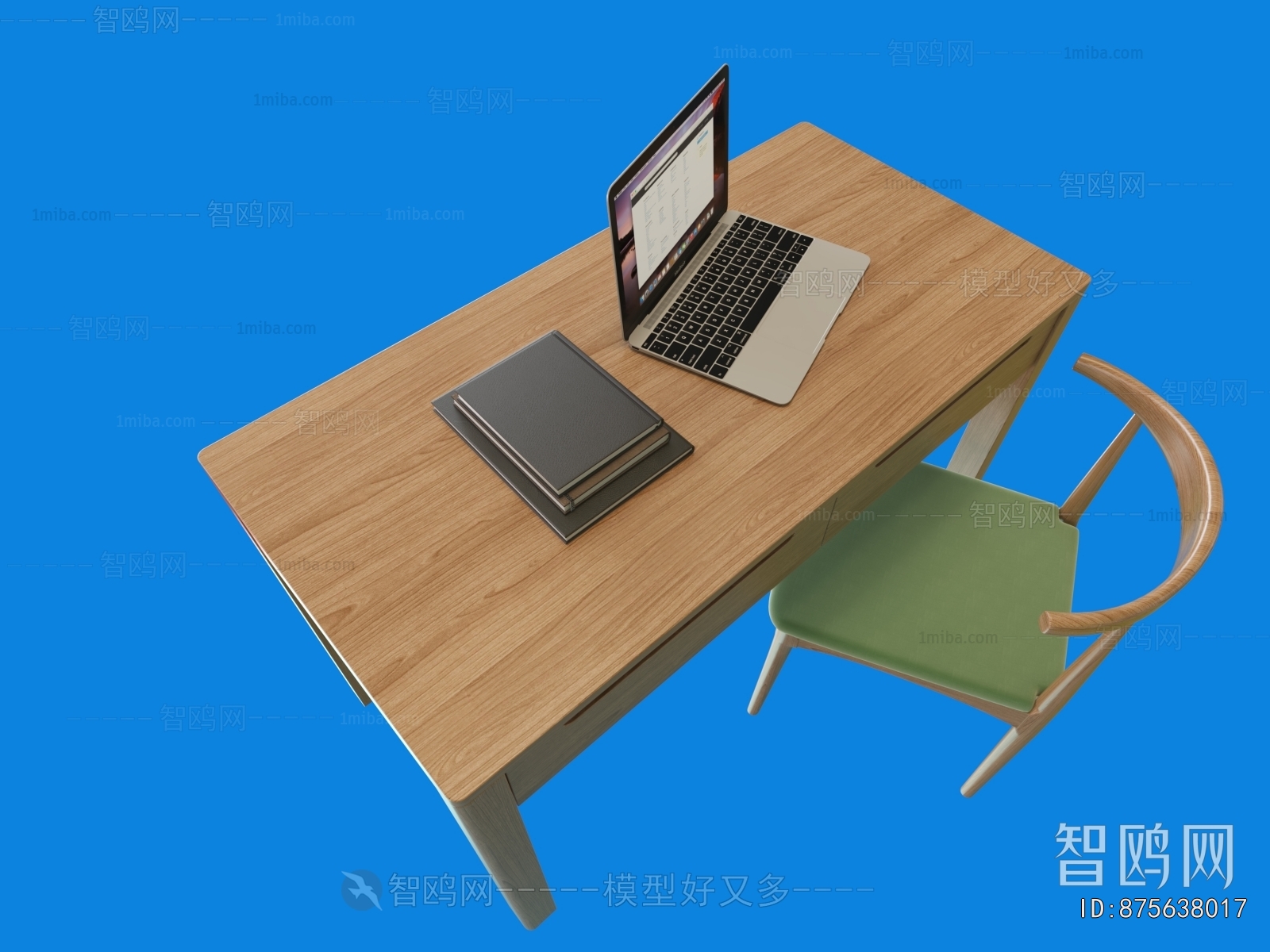 Nordic Style Computer Desk And Chair