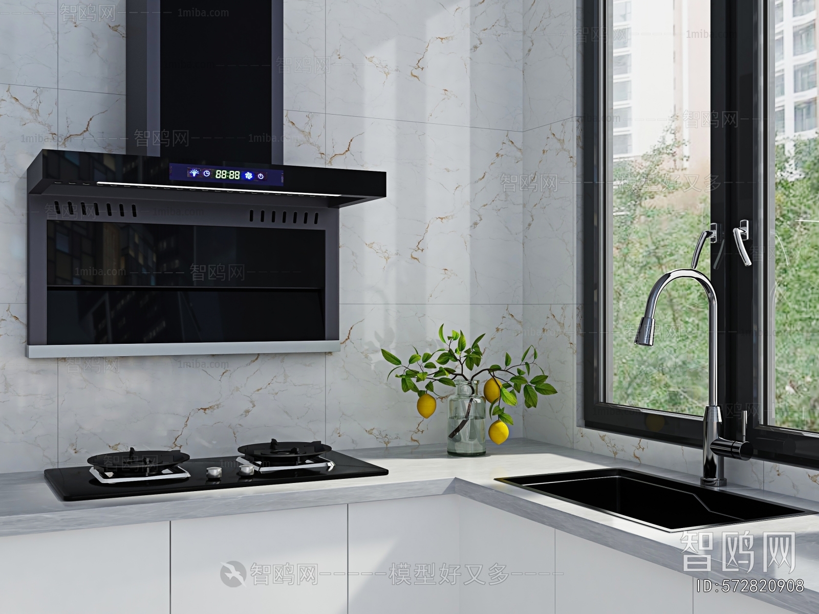 Modern Kitchen Electric Gas Range