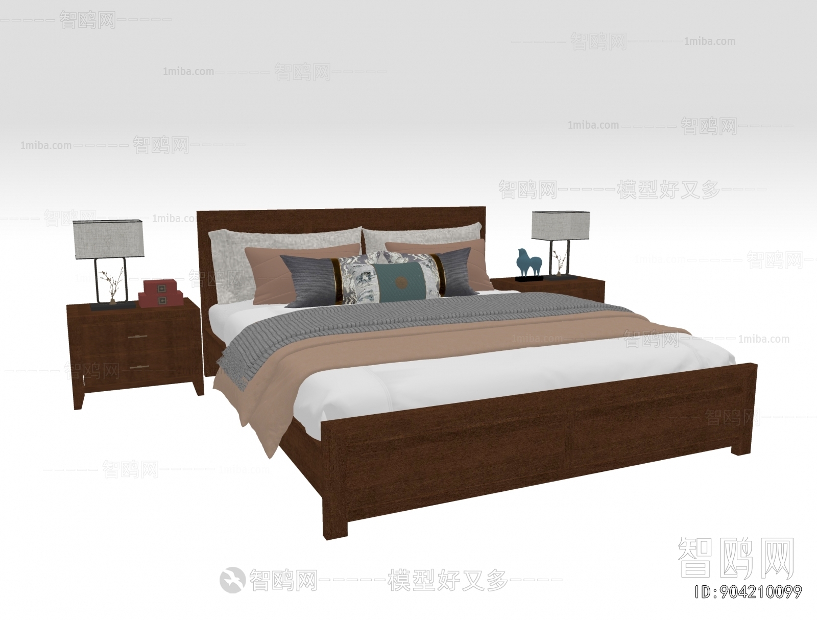 Chinese Style Double Bed