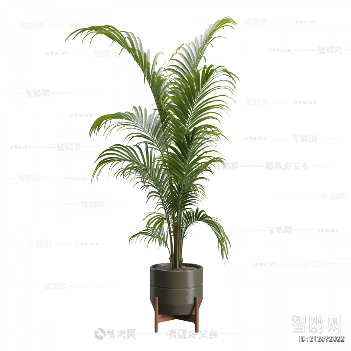 Modern Ground Green Plant Potted Plants