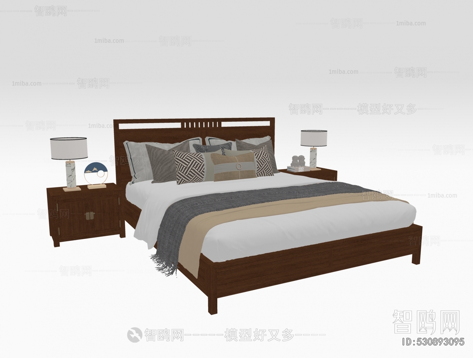 Chinese Style Double Bed