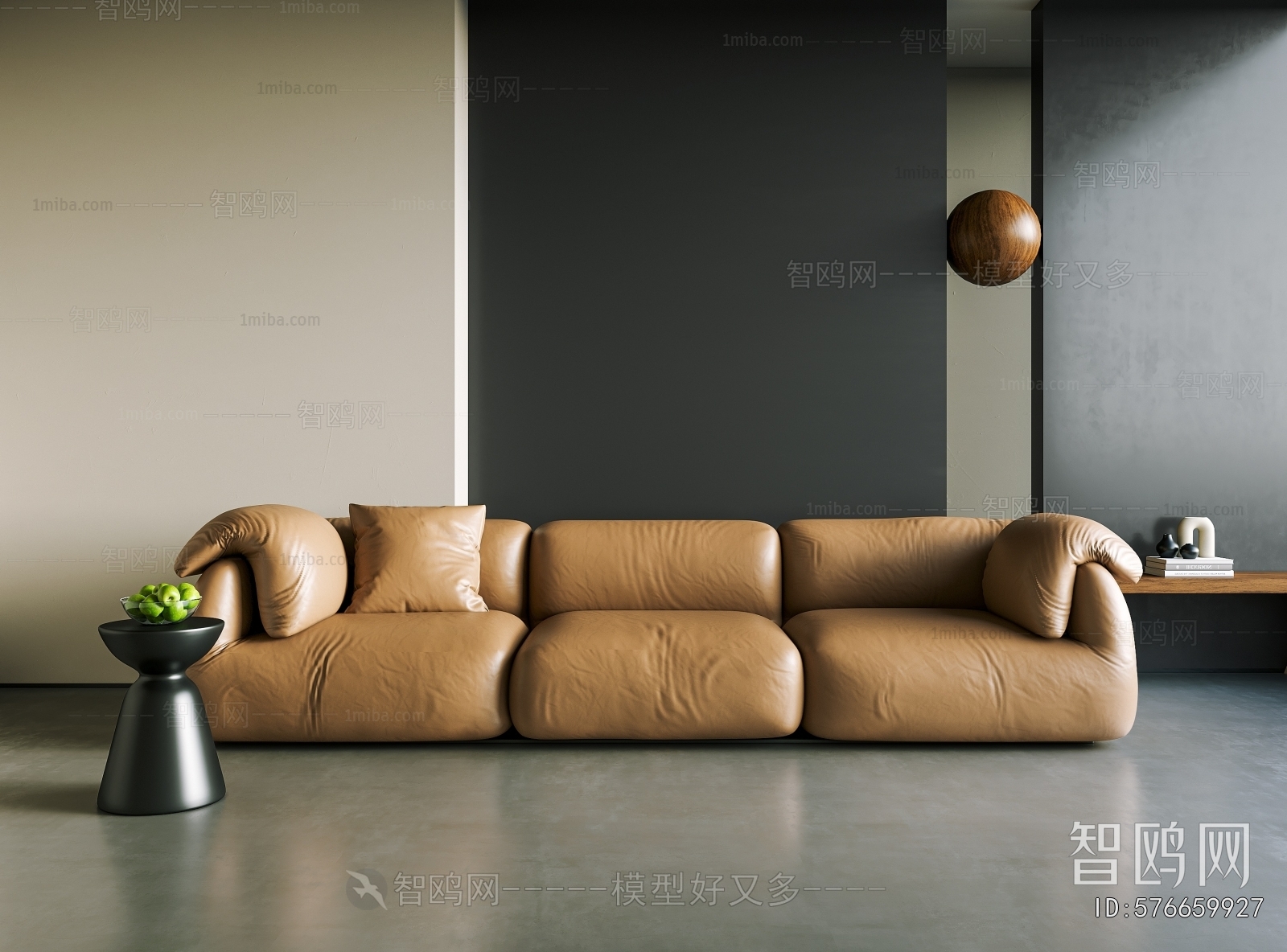 Modern Three-seat Sofa