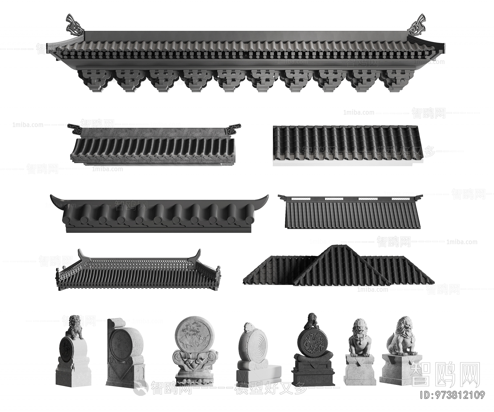 Chinese Style Building Component