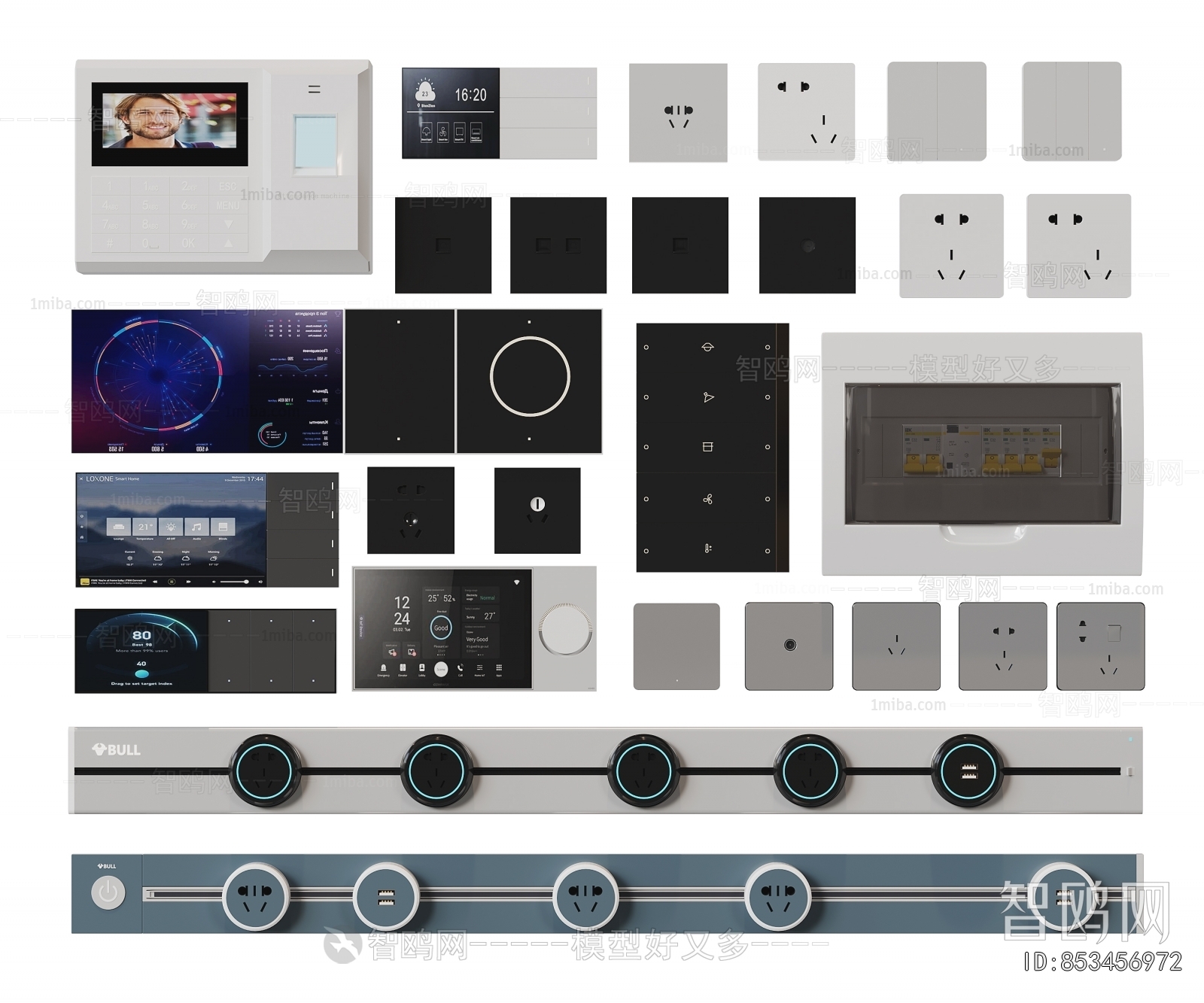 Modern Switch Socket Panel