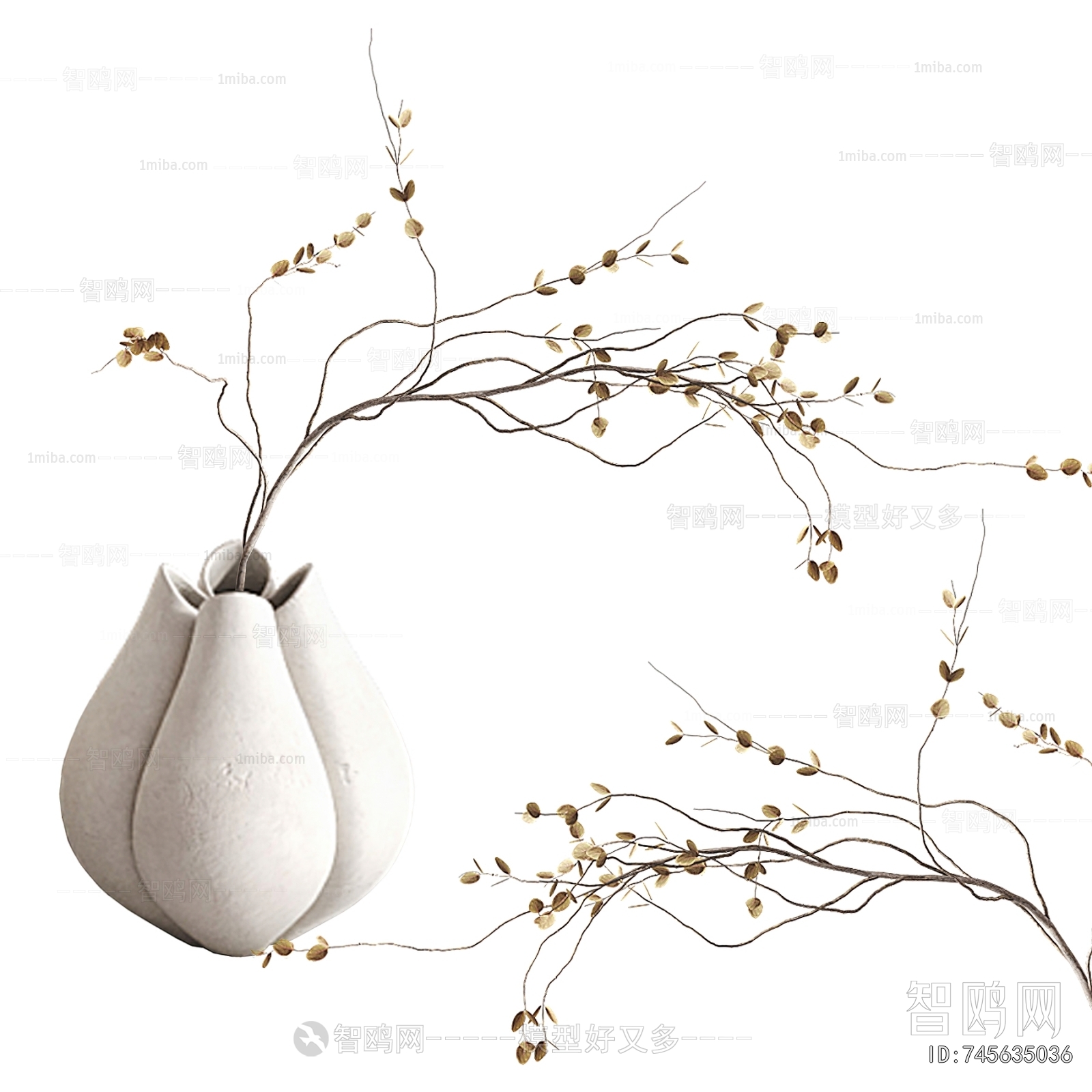 Modern Dried Branch