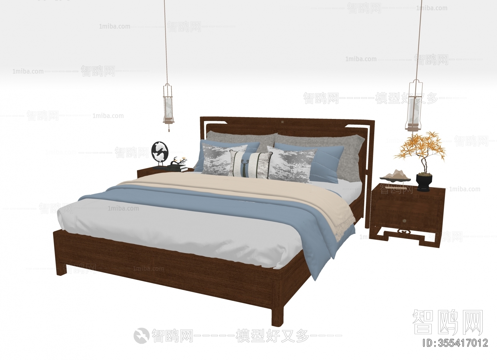 Chinese Style Double Bed