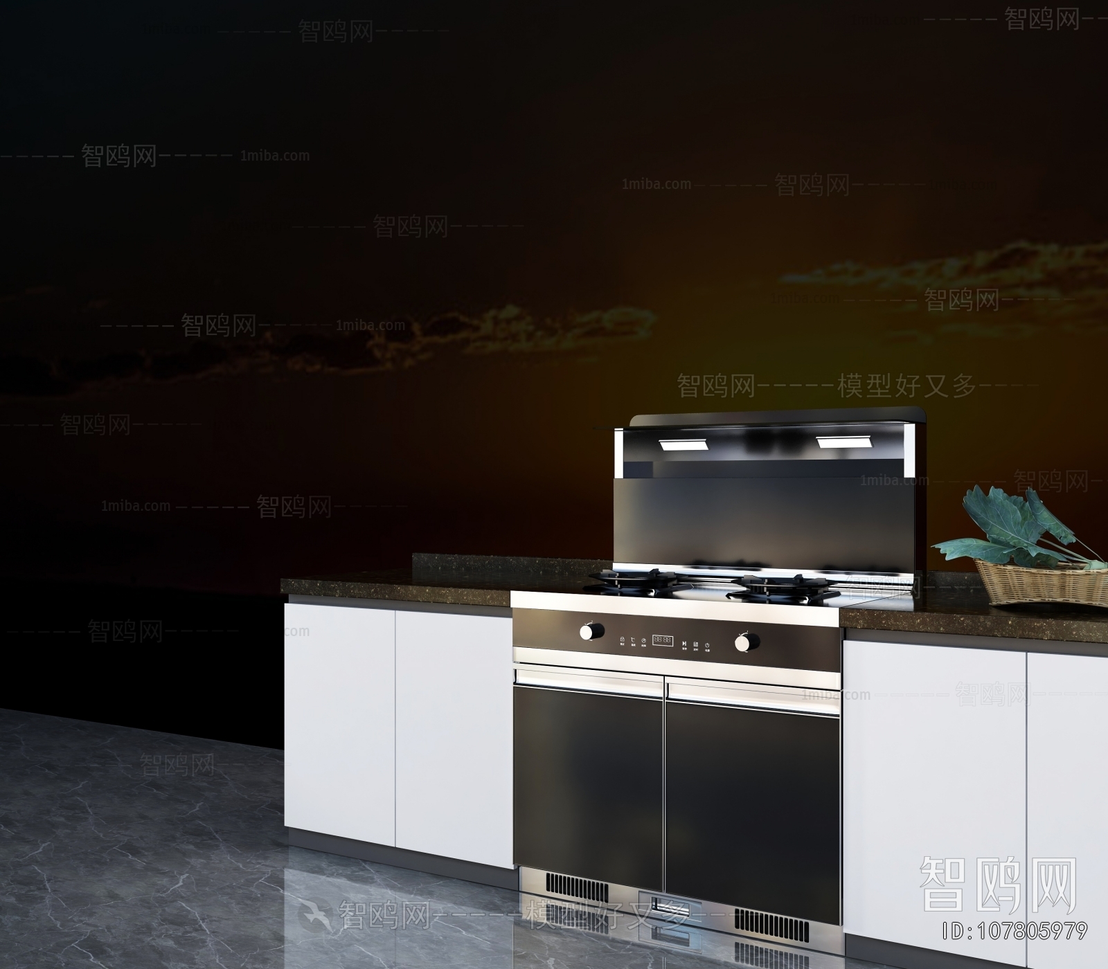 Modern Kitchen Electric Gas Range