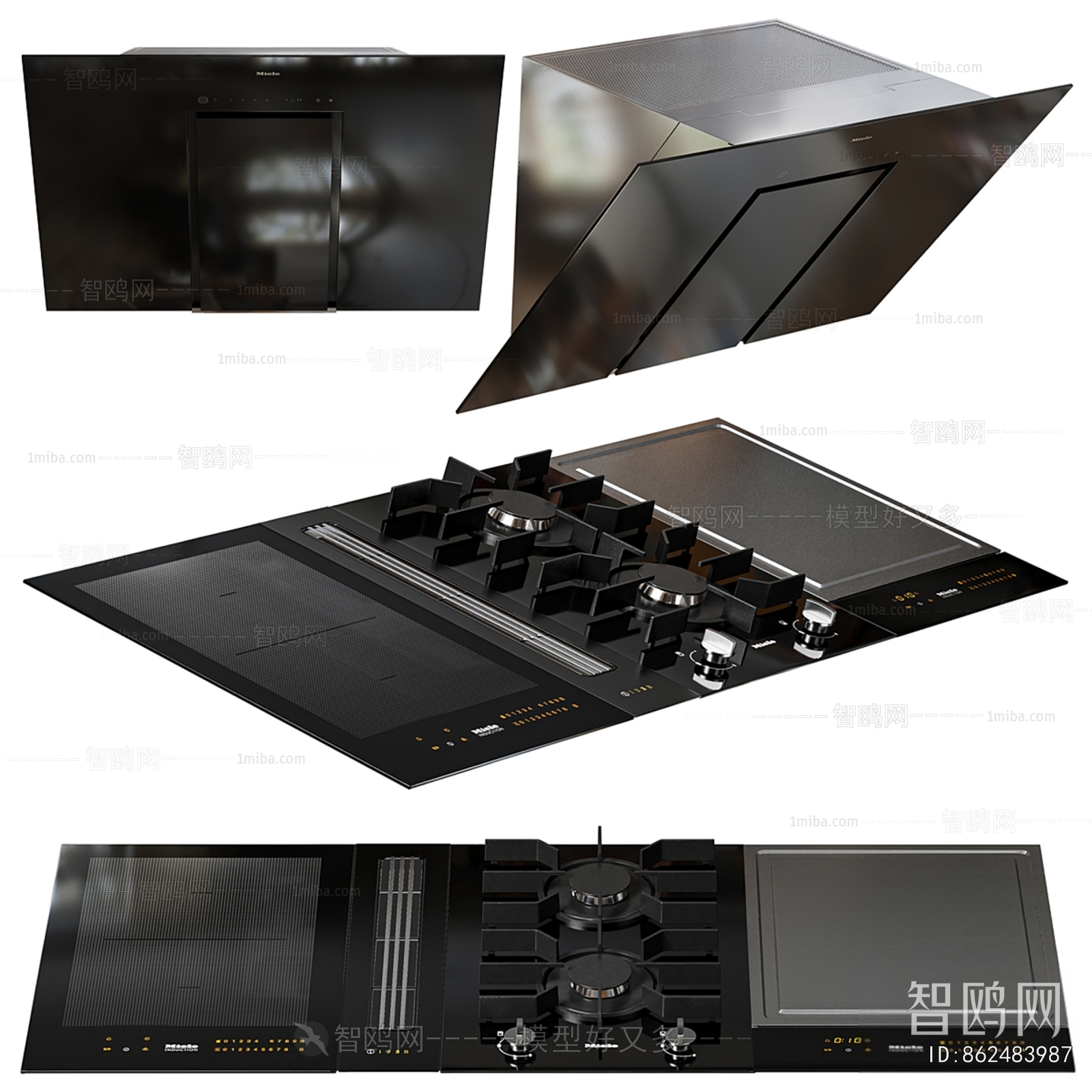 Modern Kitchen Electric Gas Range