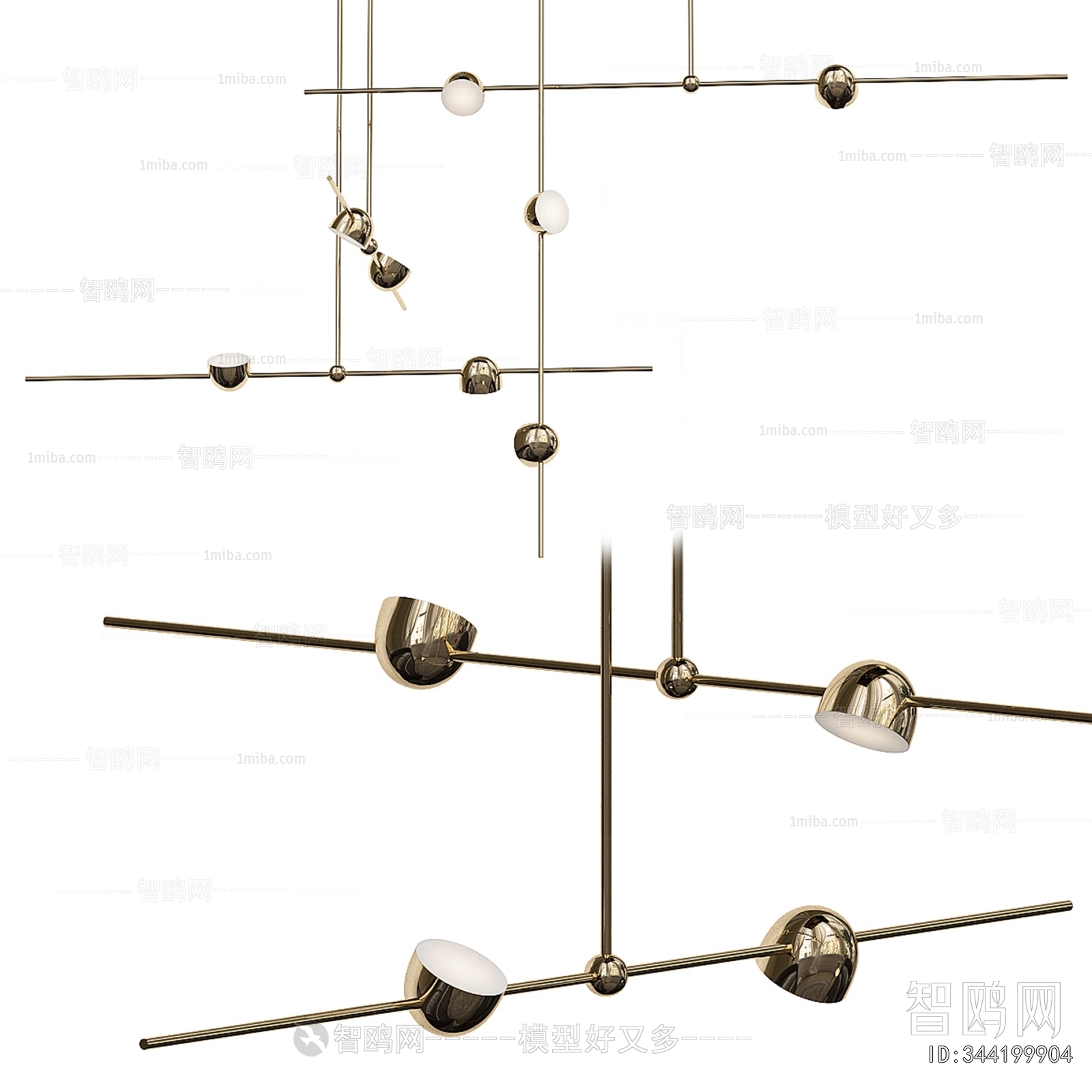 Modern Long Chandelier