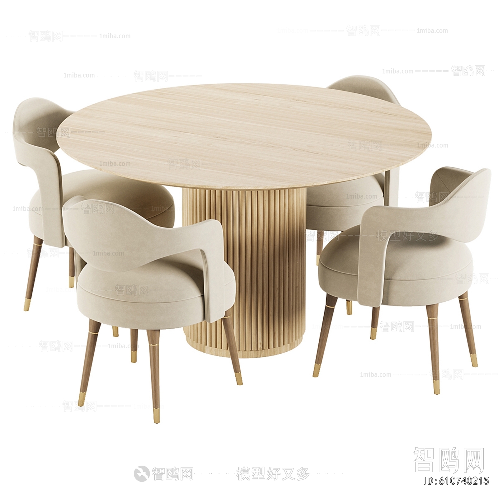 Nordic Style Dining Table And Chairs