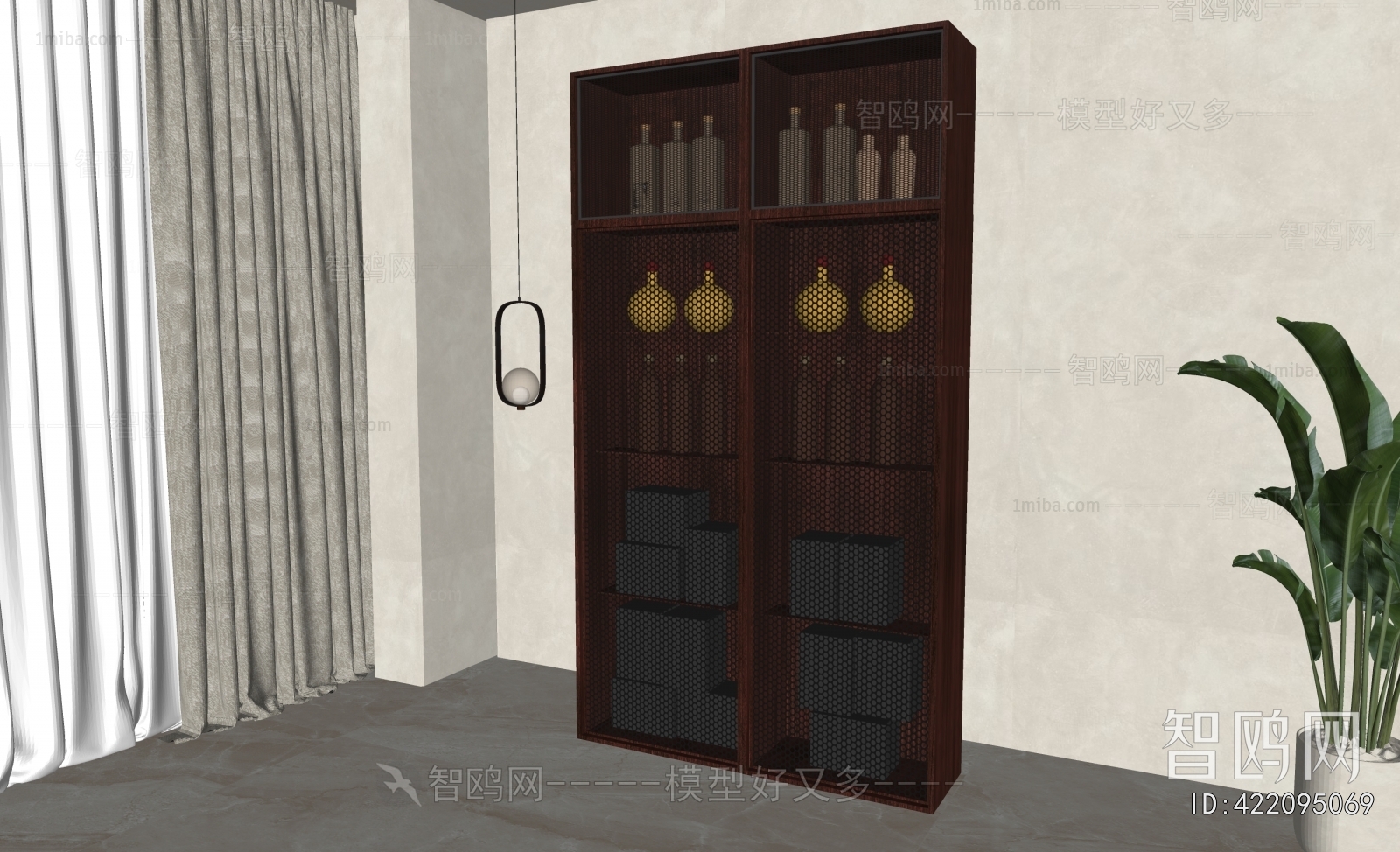 American Style Wine Cabinet