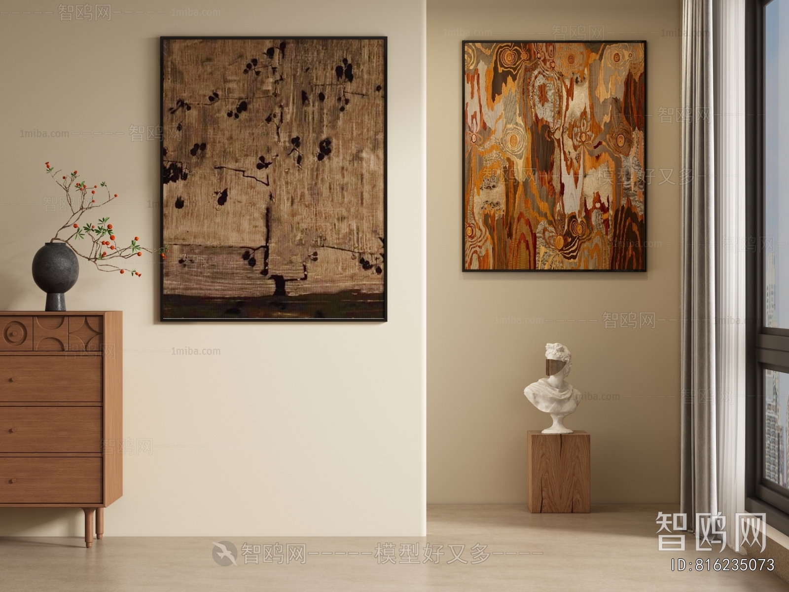 Wabi-sabi Style Painting