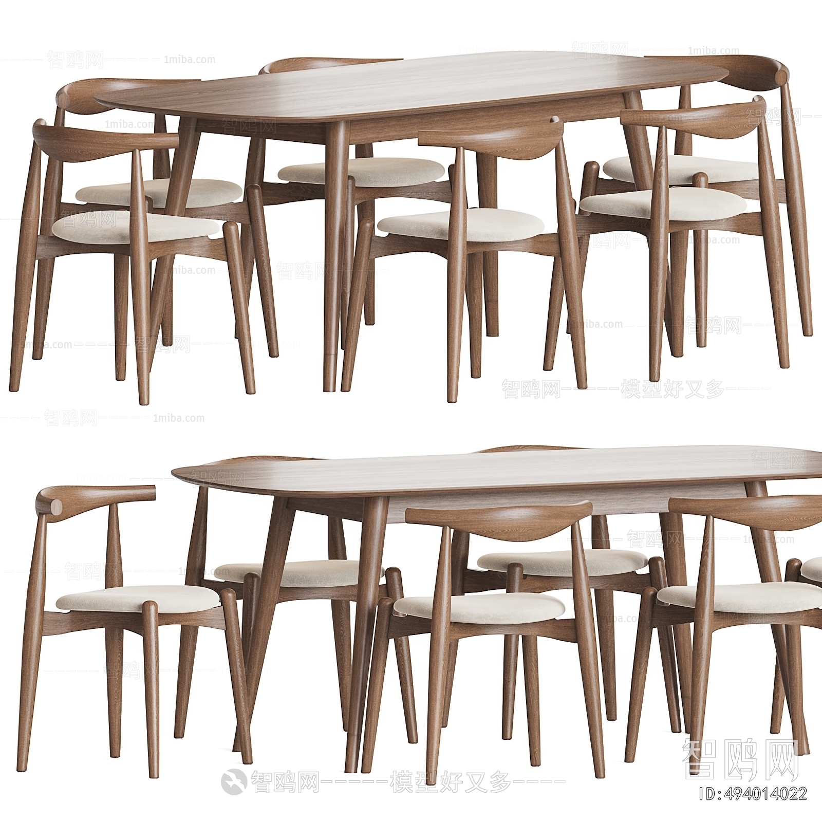 Nordic Style Dining Table And Chairs