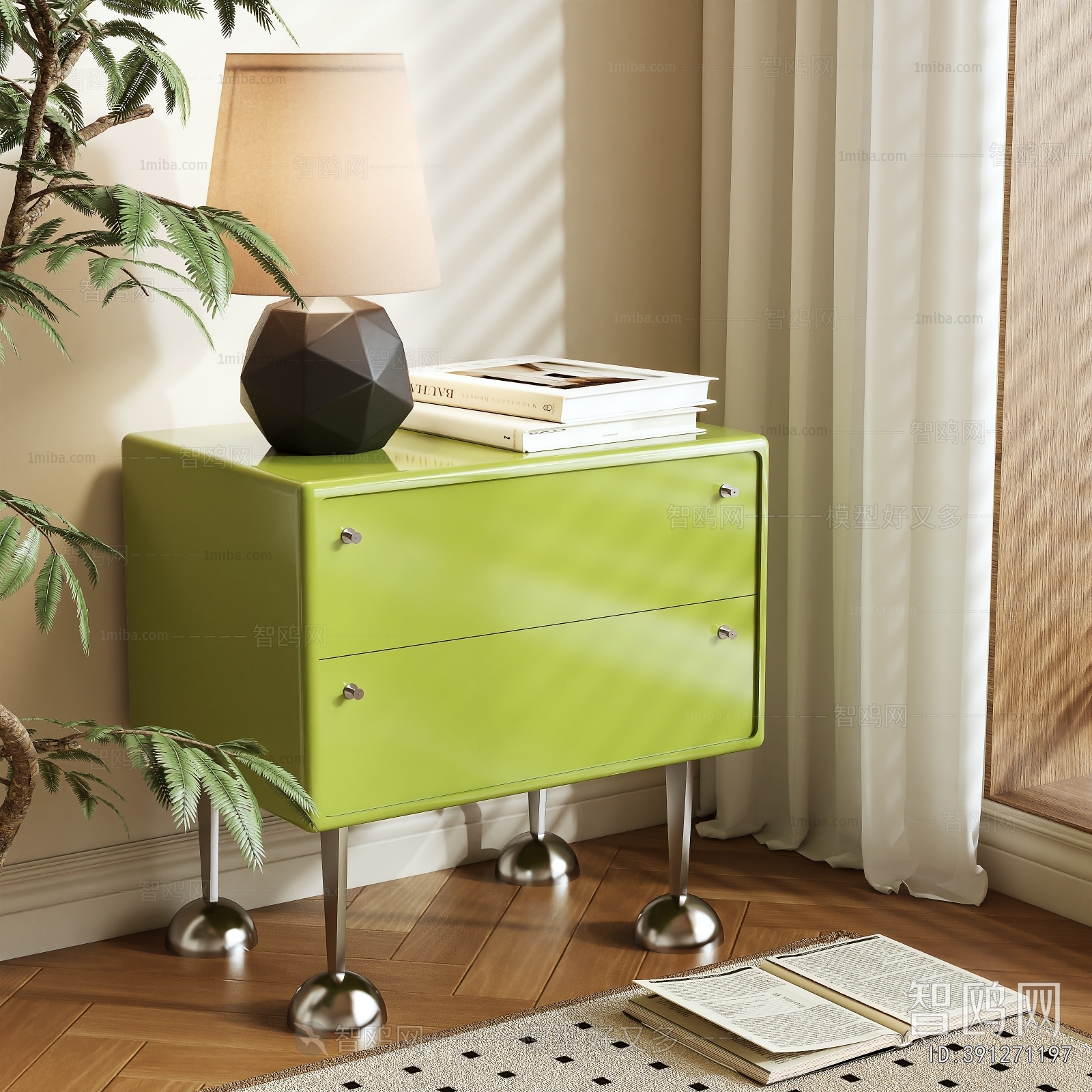 Modern Bedside Cupboard