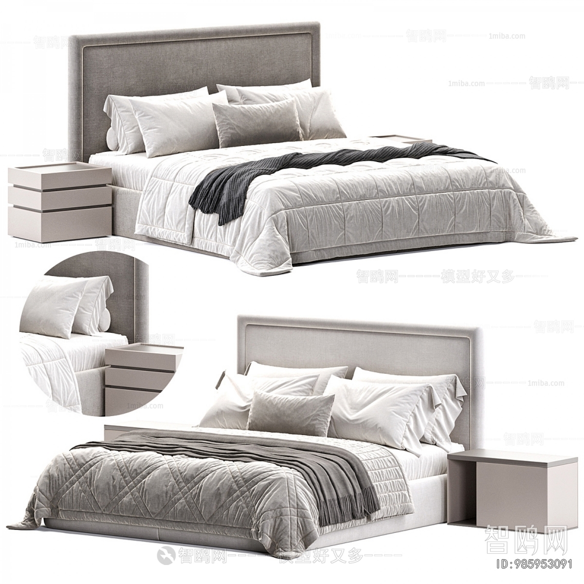 Modern Double Bed