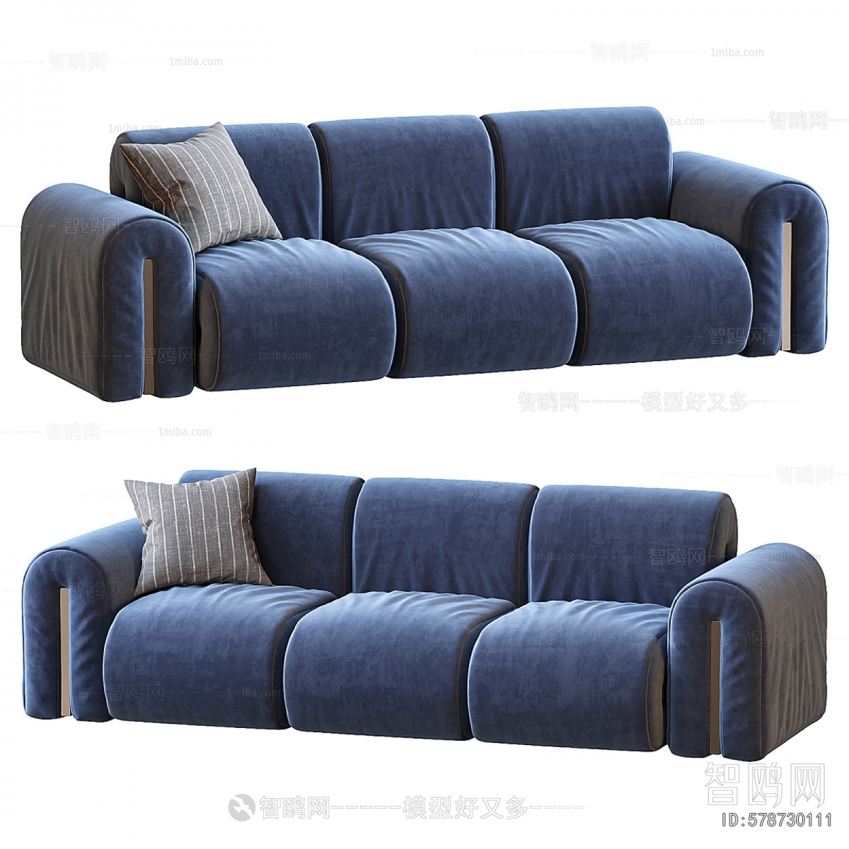 Modern Three-seat Sofa