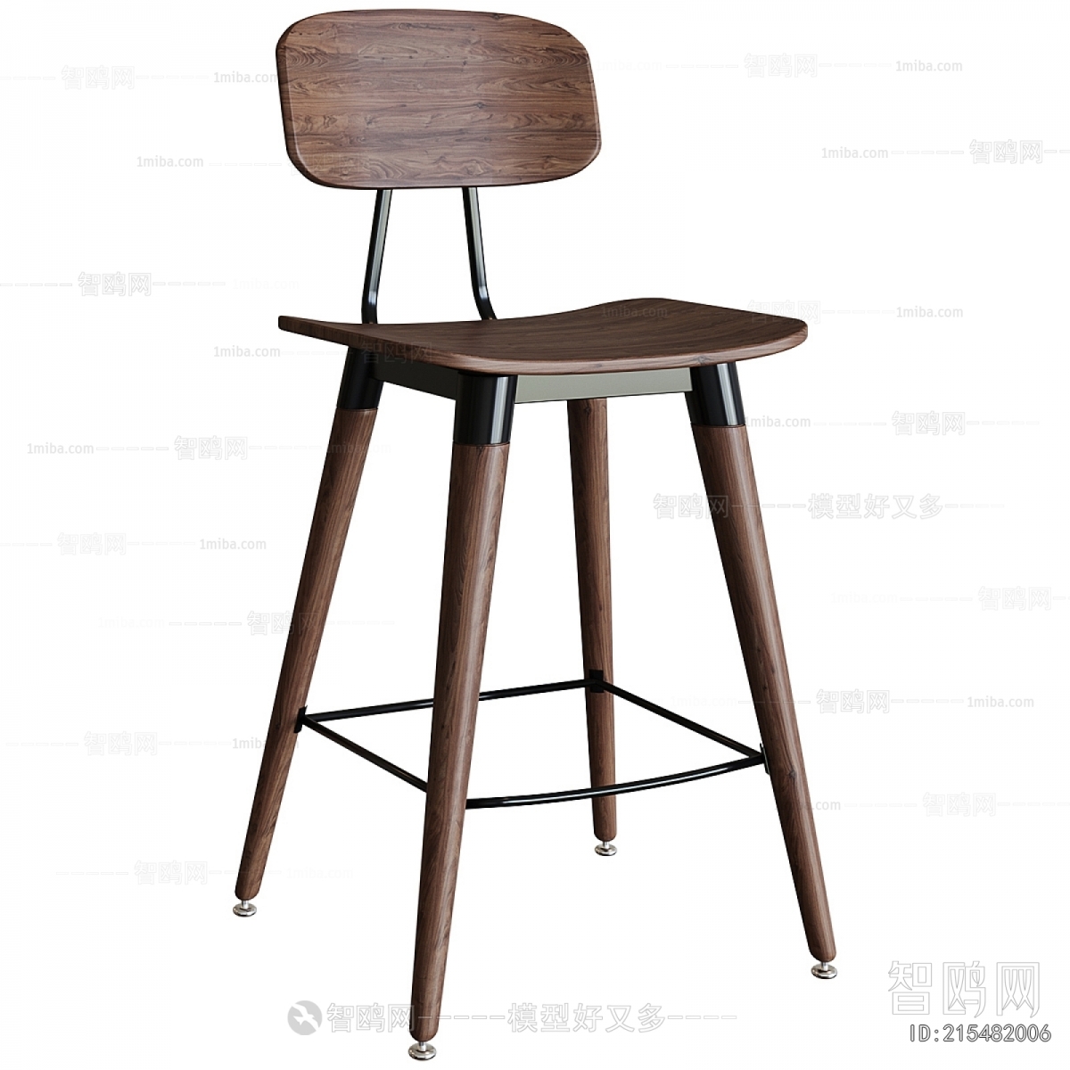 Nordic Style Bar Chair