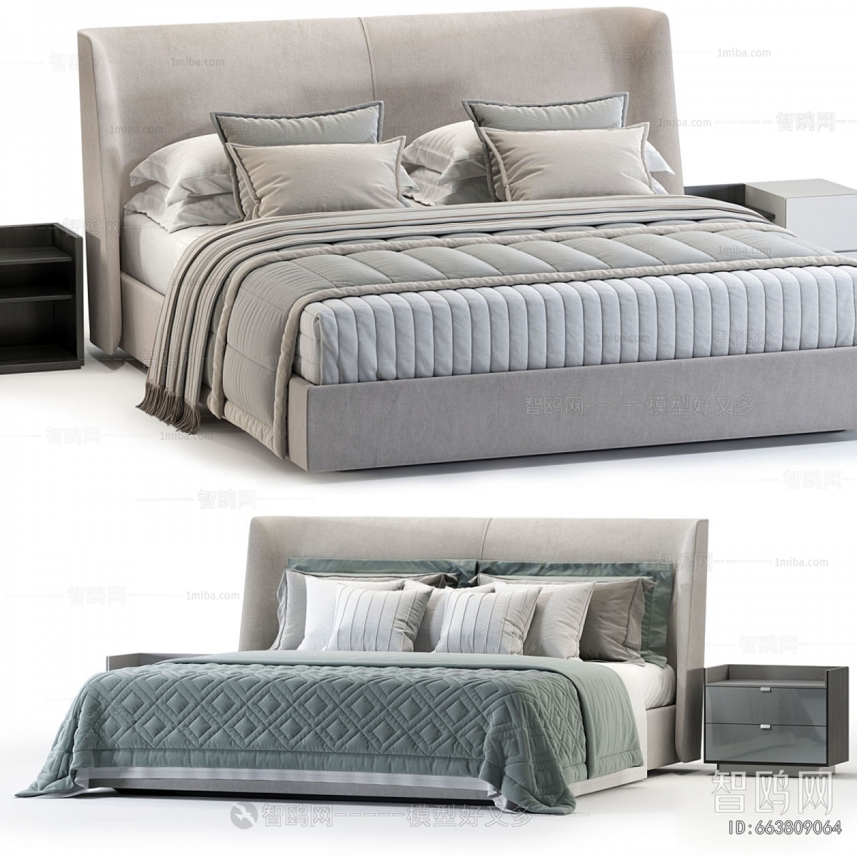 Modern Double Bed