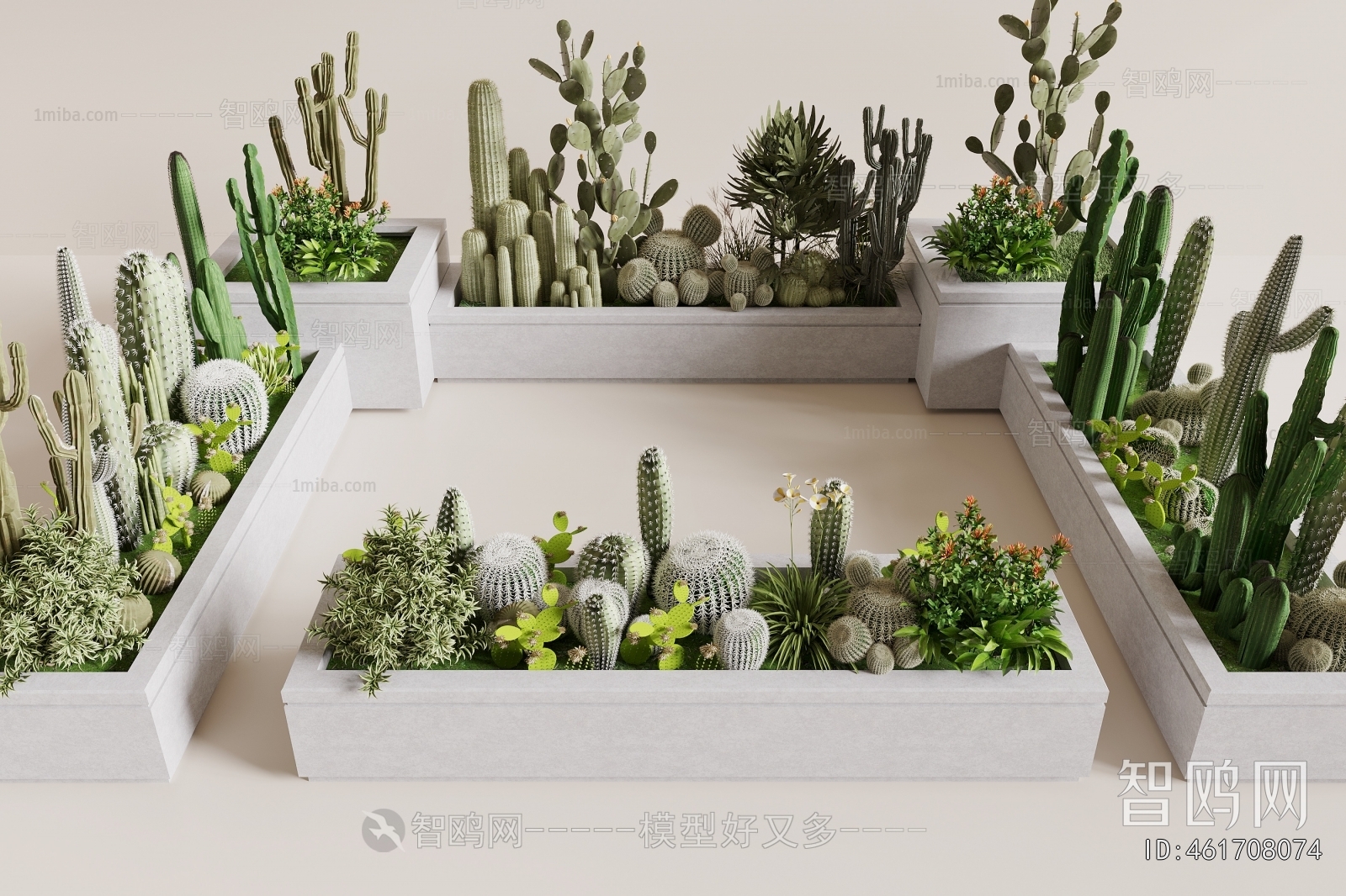 Modern Flower Bed, Flower Bowl, Flower Box