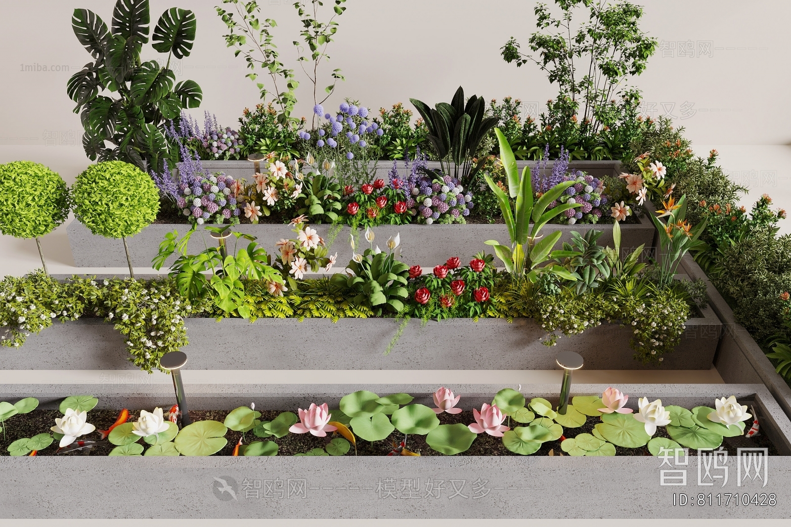 Modern Flower Bed, Flower Bowl, Flower Box