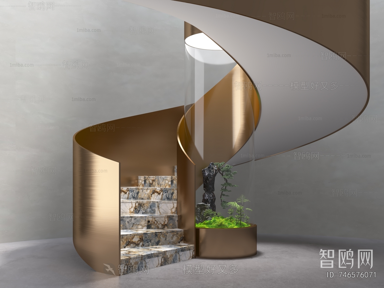 Modern Rotating Staircase