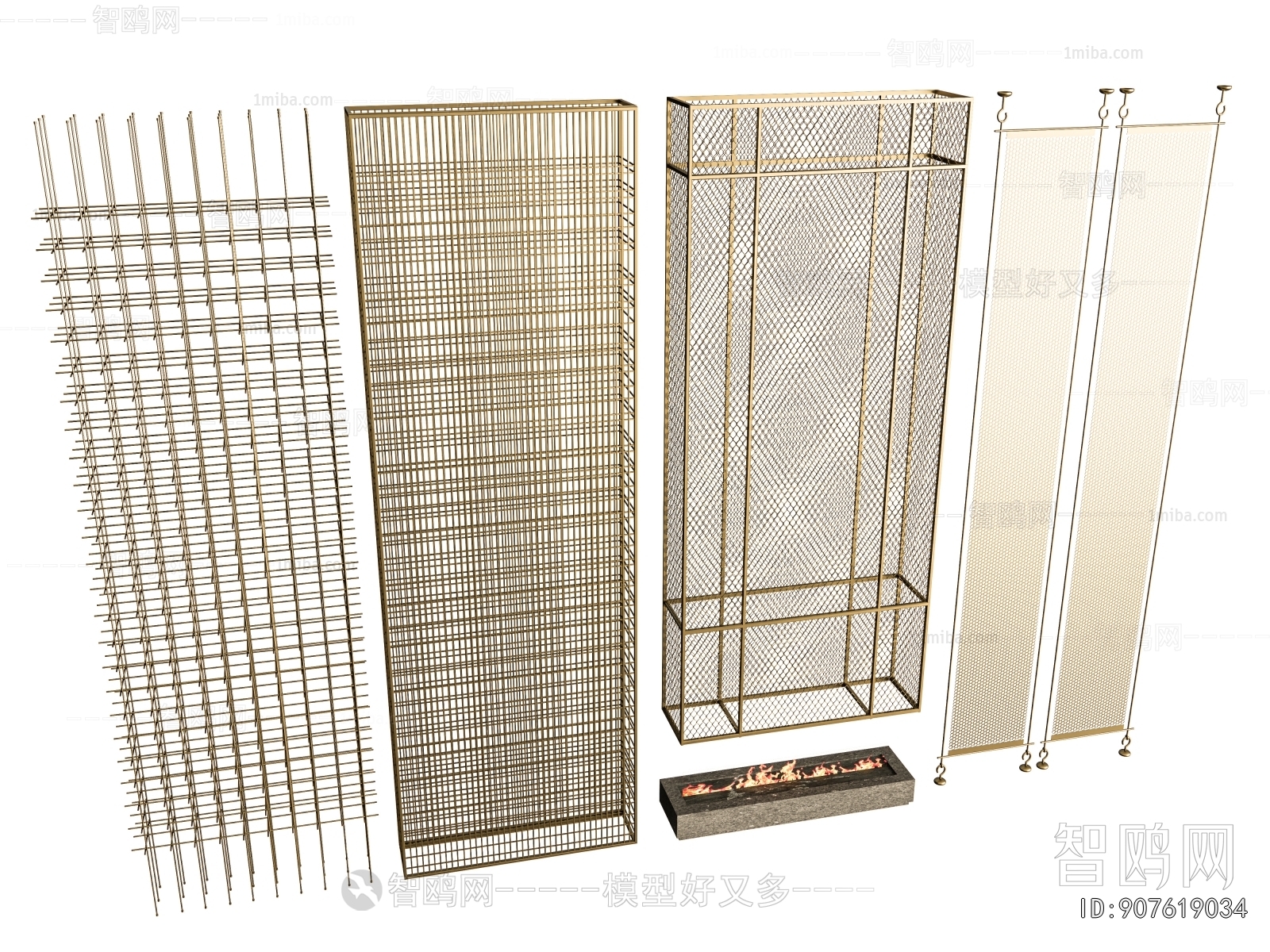 Modern Metal Screen Partition