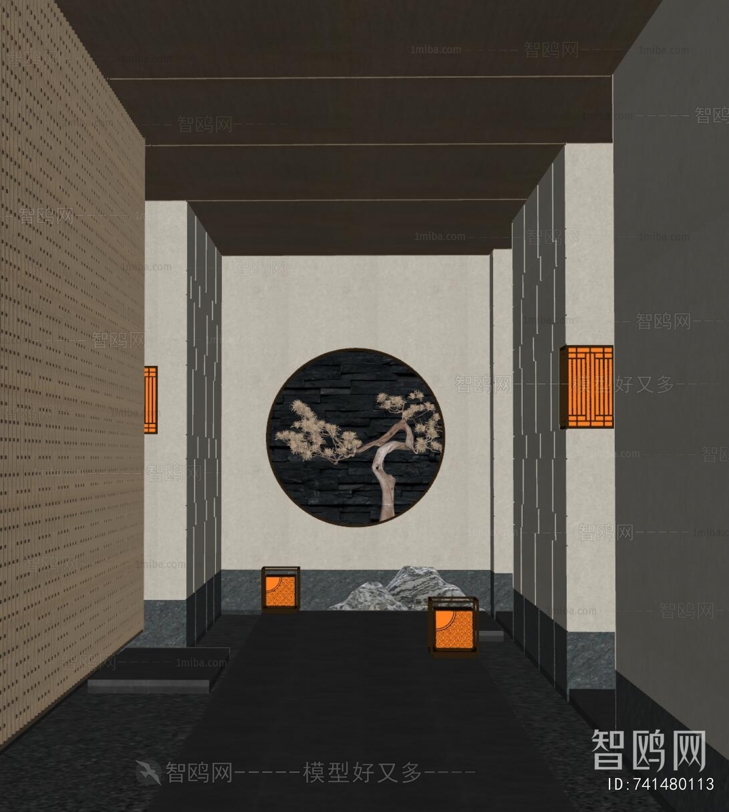 New Chinese Style Corridor