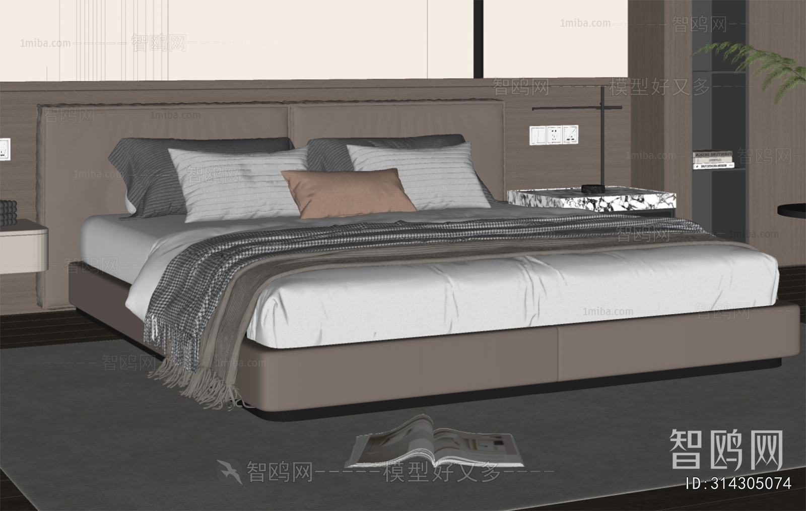 Modern Double Bed