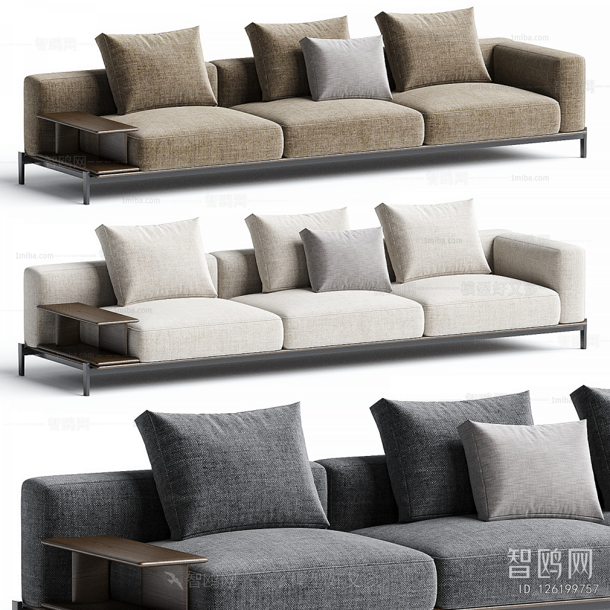 Modern Three-seat Sofa