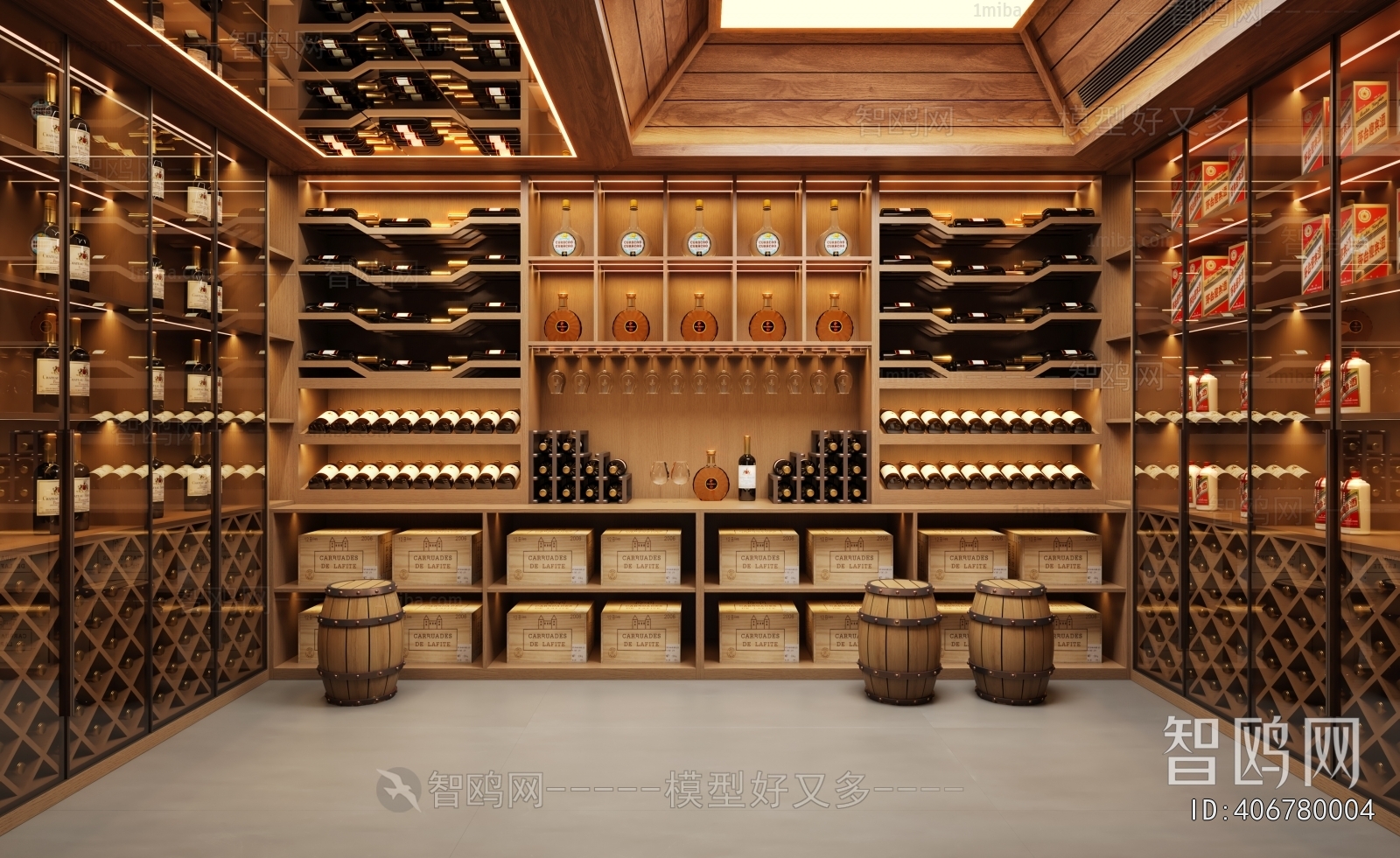 Modern Wine Cellar/Wine Tasting Room