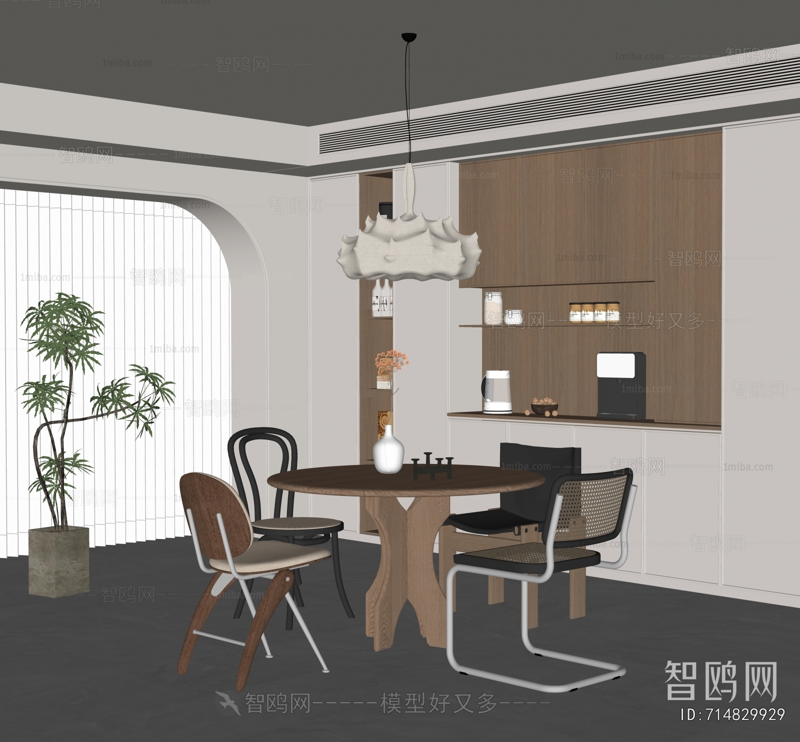 New Chinese Style Dining Room