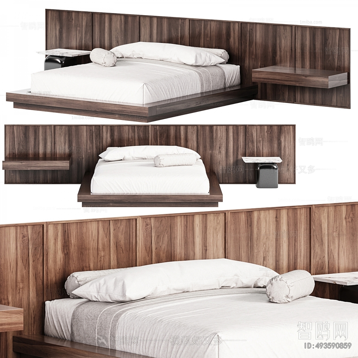 Nordic Style Double Bed