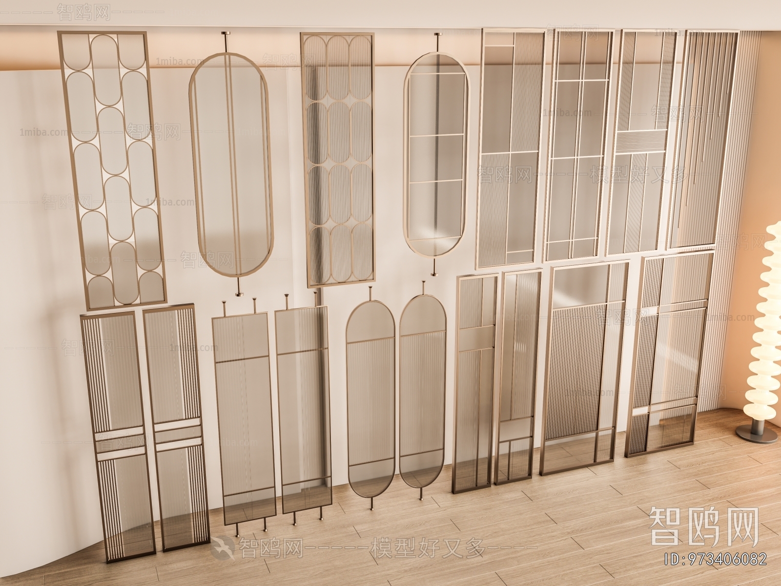 Modern Glass Screen Partition