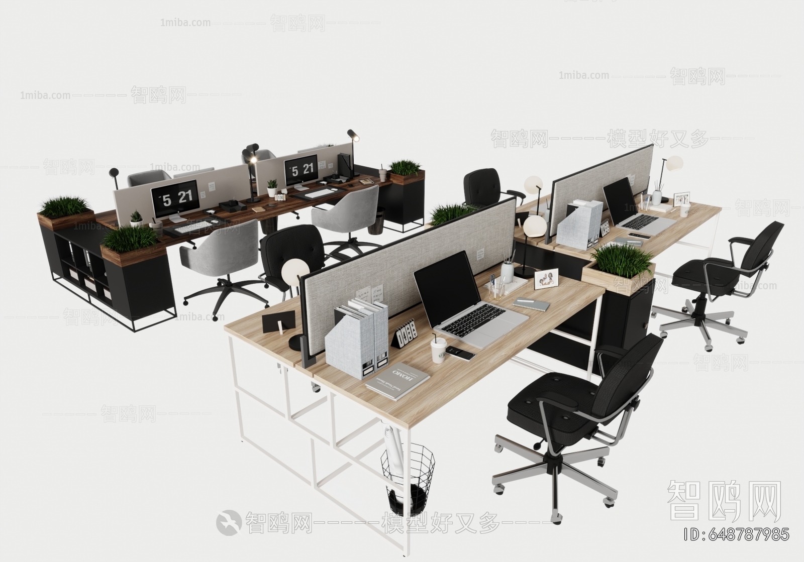 Modern Office Desk And Chair