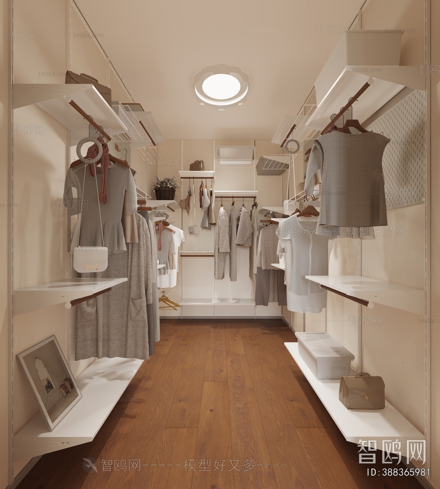 Modern Clothes Storage Area