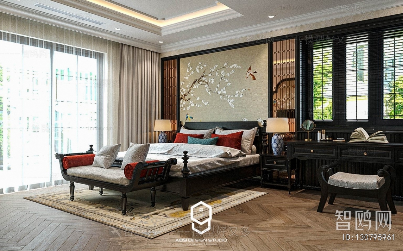 Southeast Asian Style Bedroom