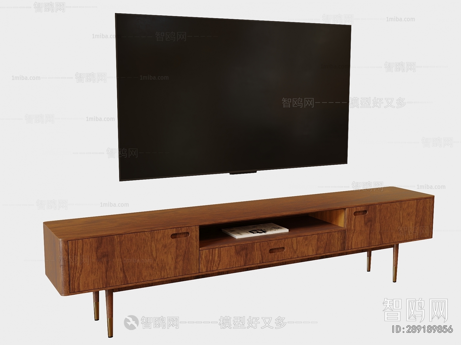 Wabi-sabi Style TV Cabinet