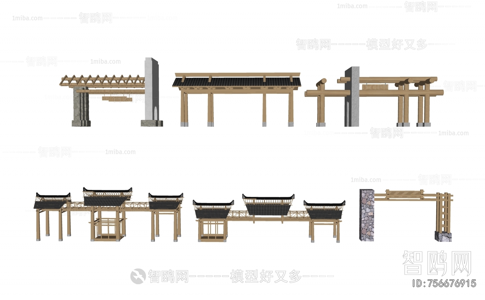 New Chinese Style Facade Element