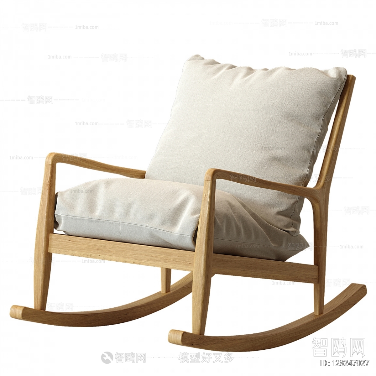 Nordic Style Rocking Chair